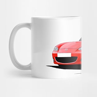 Mazda MX5 (Mk2) Red Mug